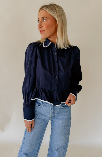 THE JENNY BUTTONED BLOUSE