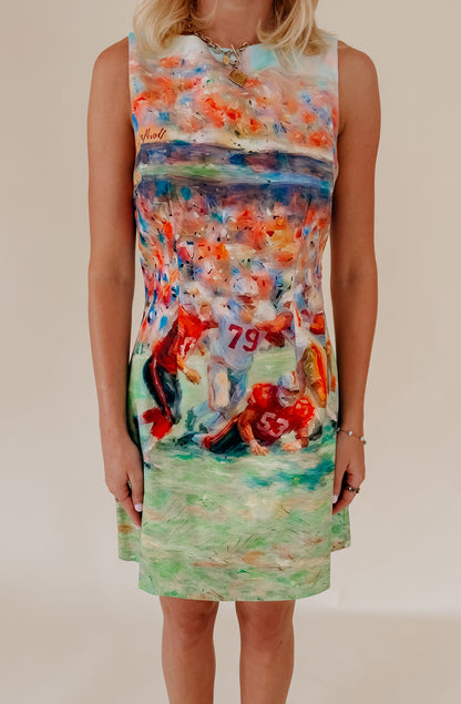WATERCOLOR GAMEDAY DRESS