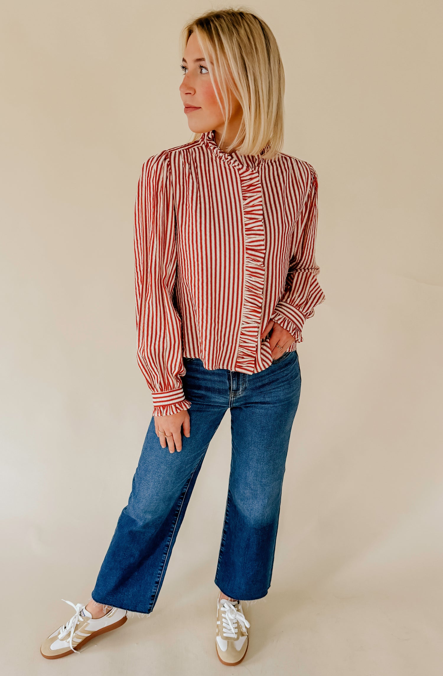MADE FOR YOU STRIPED BLOUSE