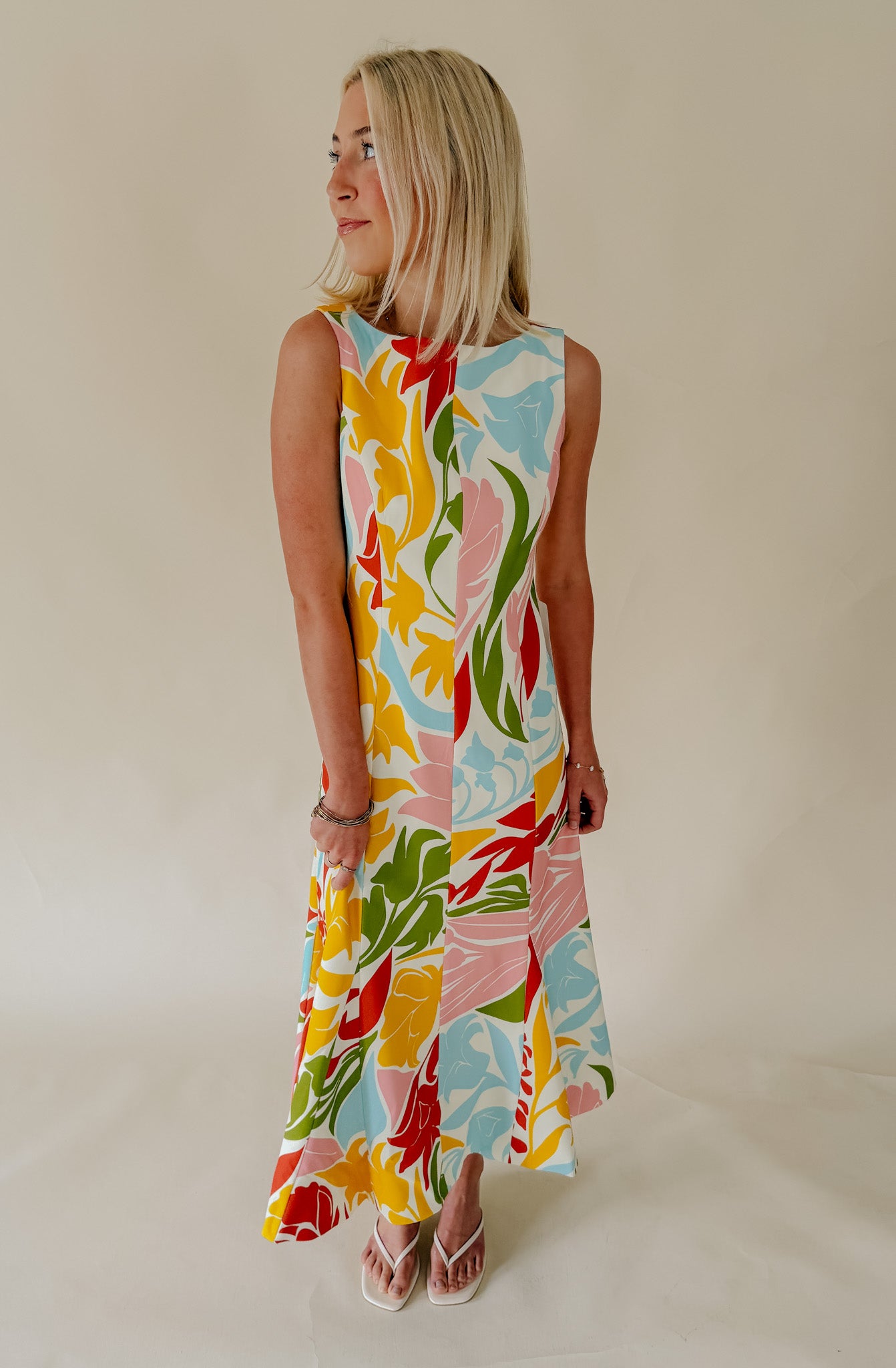 MESTIZA SUNNYSIDE CONVERTIBLE MIDI DRESS