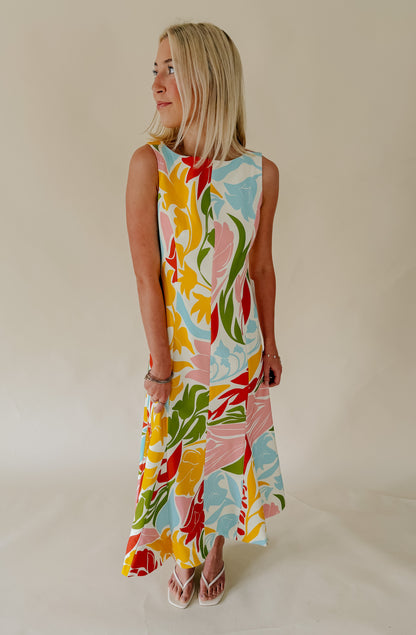 MESTIZA SUNNYSIDE CONVERTIBLE MIDI DRESS