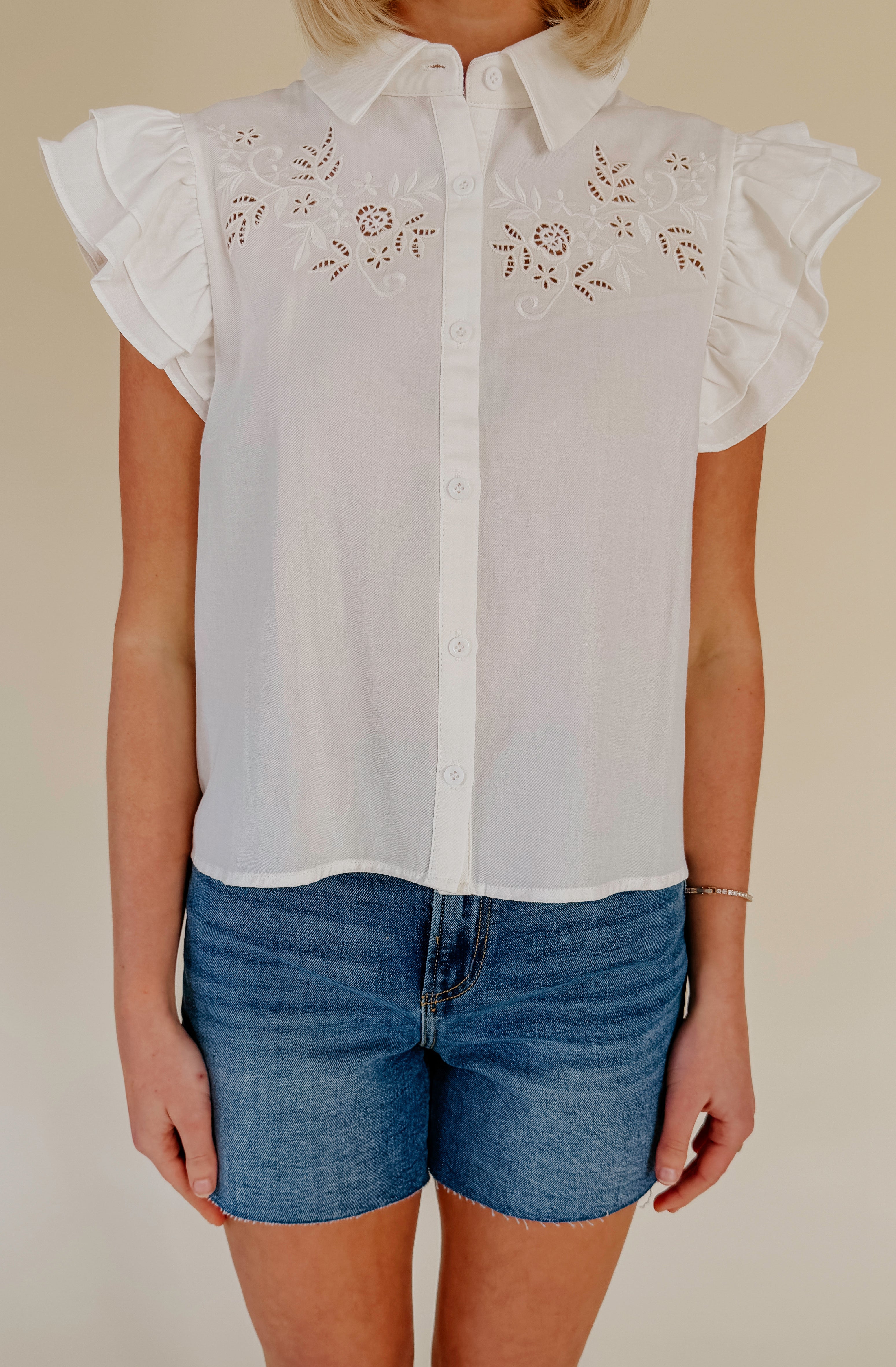 THE ELLA EMBROIDERED BLOUSE