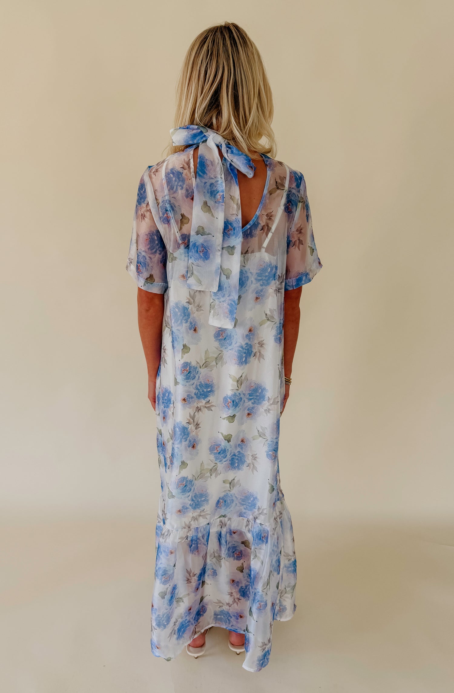 MAIN CHARACTER MOMENT SHEER MIDI DRESS