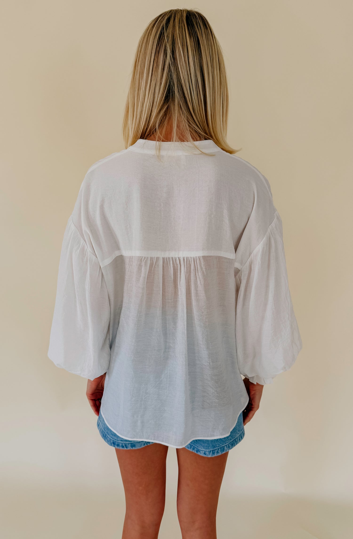 NAME OF THE GAME BUTTONED BLOUSE