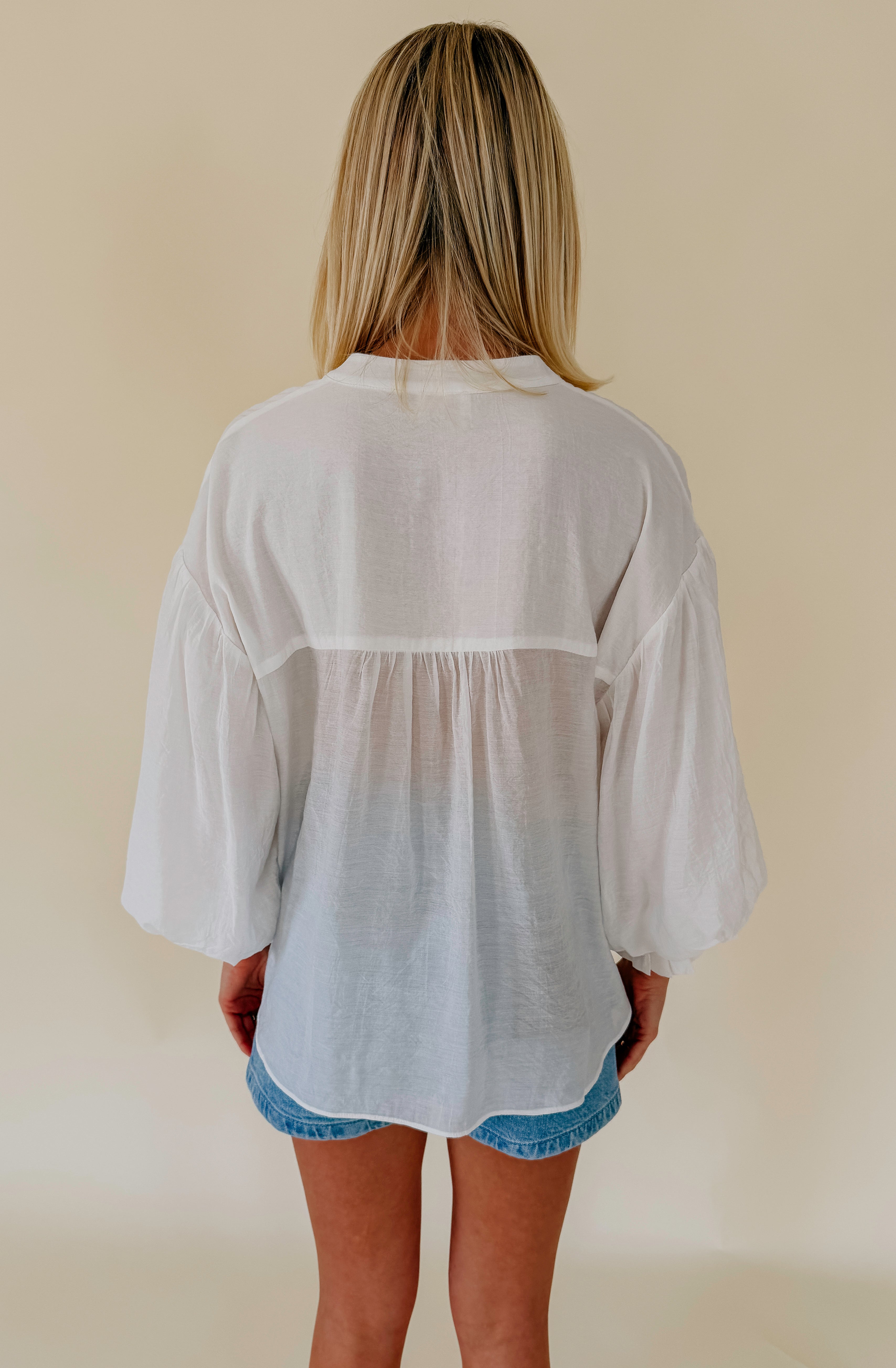 NAME OF THE GAME BUTTONED BLOUSE