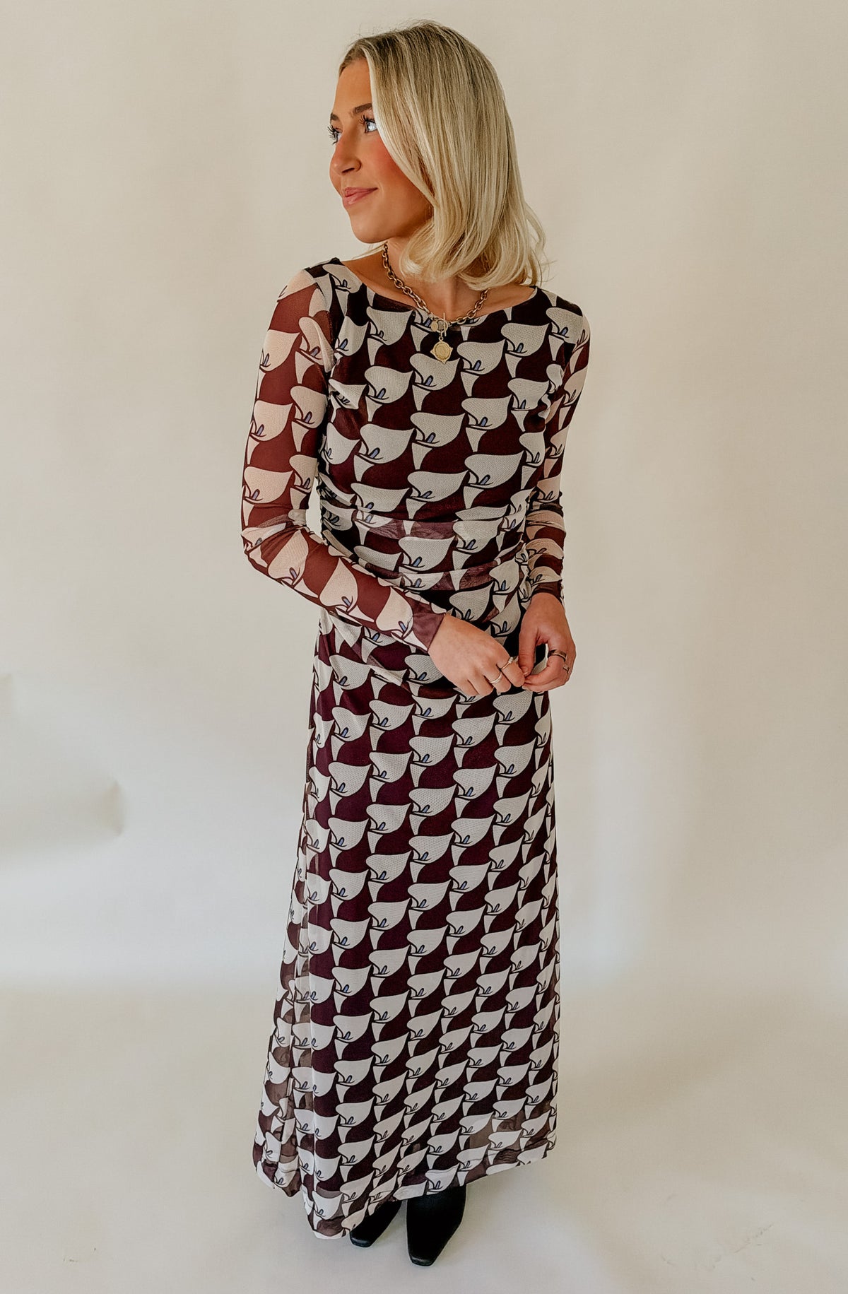 DRESS TO RIO PUREZA RUCHED MAXI DRESS