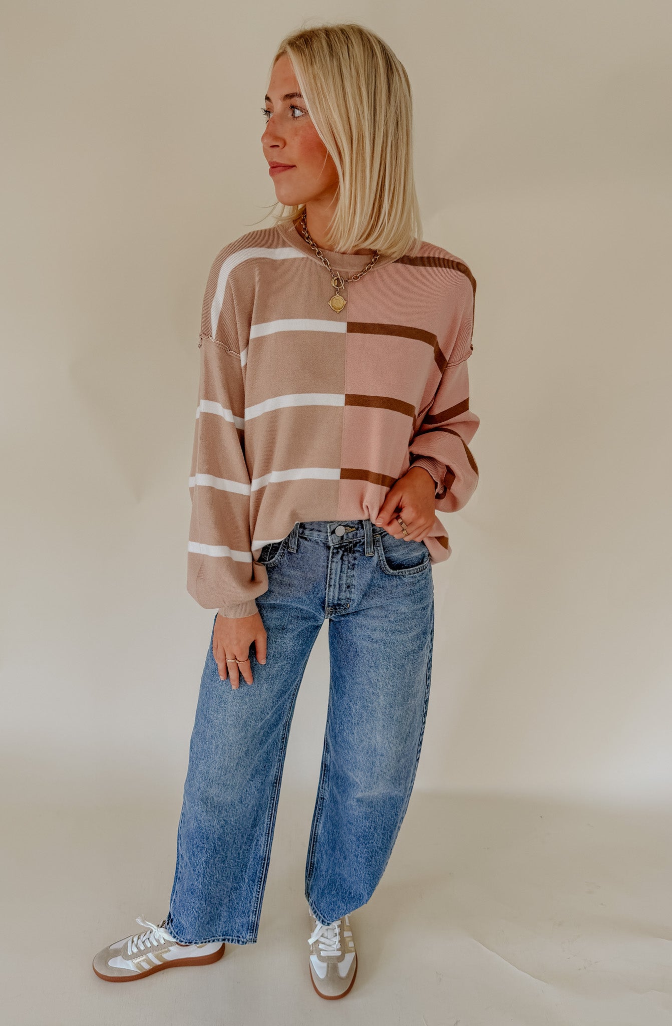 FALL BLEND KNIT SWEATER