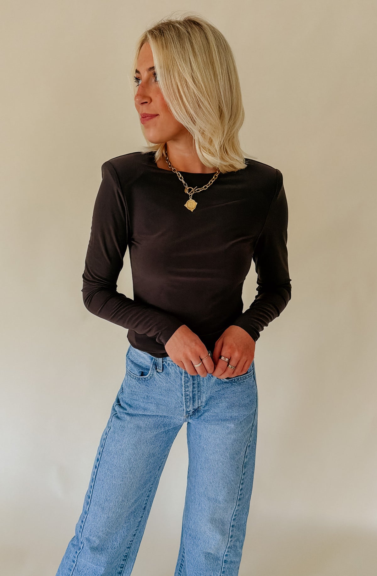 STEVE MADDEN SELINE KNIT TOP
