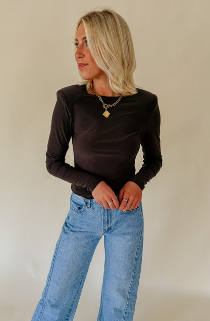STEVE MADDEN SELINE KNIT TOP