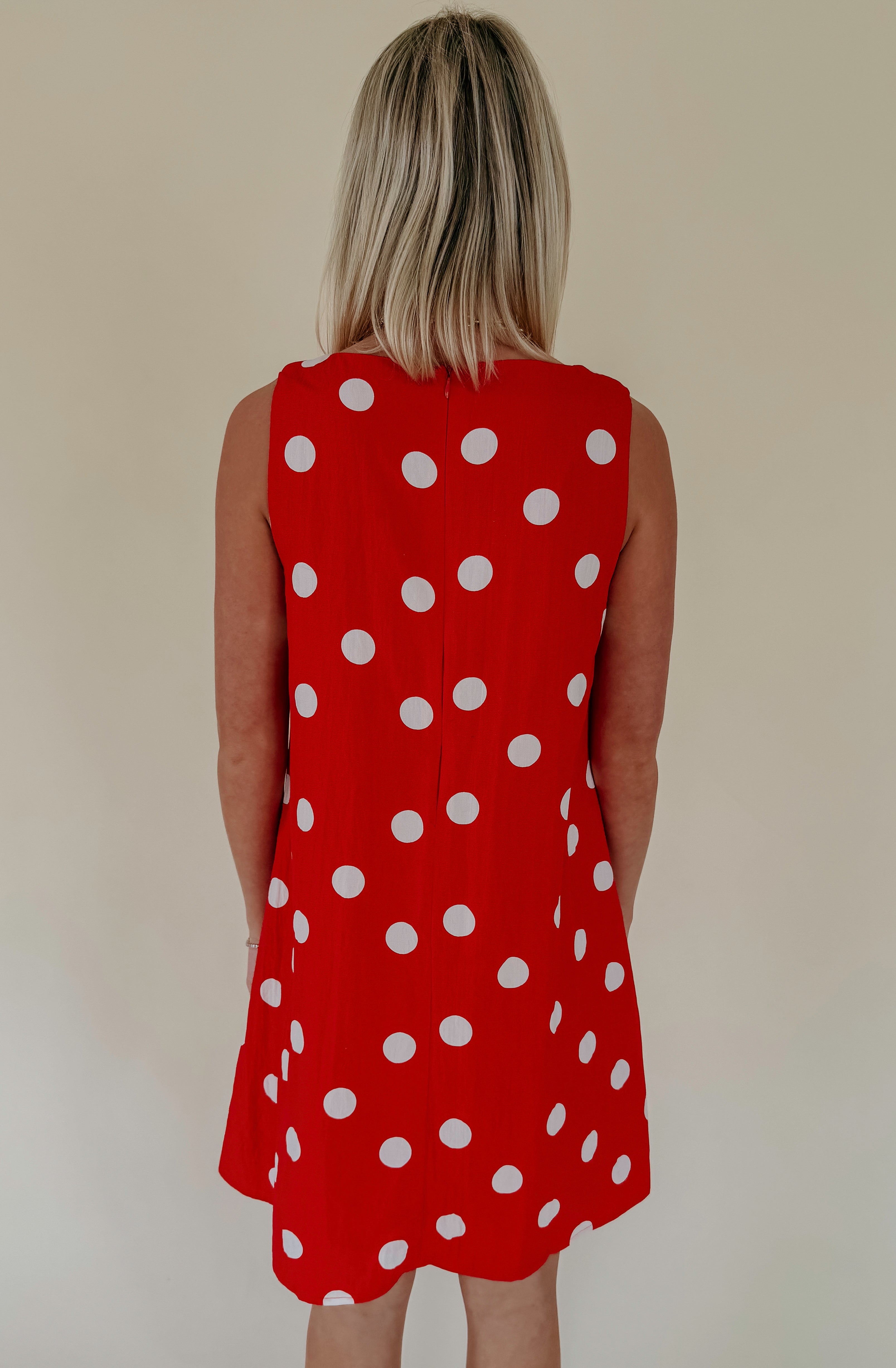 ON YOUR MIND POLKA DOT MINI DRESS