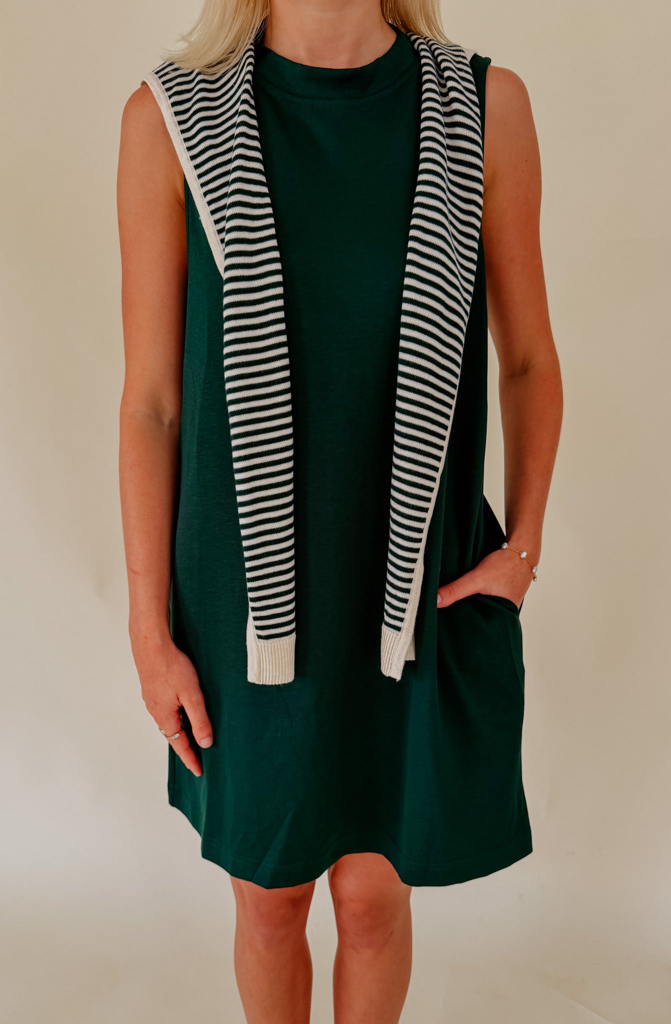 AFTER HOURS KNIT SHIFT DRESS