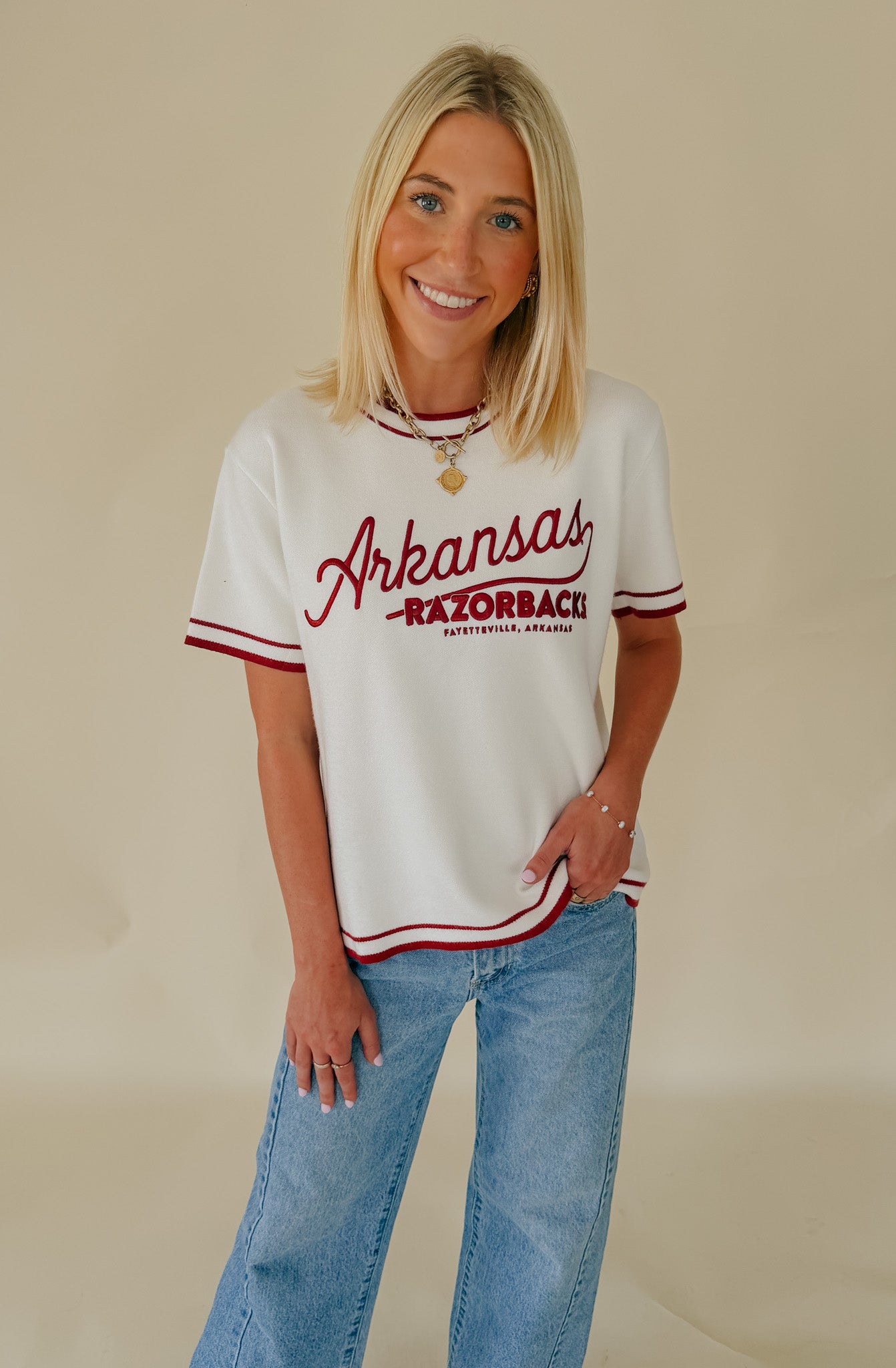 ARKANSAS CLAYTON CLASSIC LUXE SWEATER