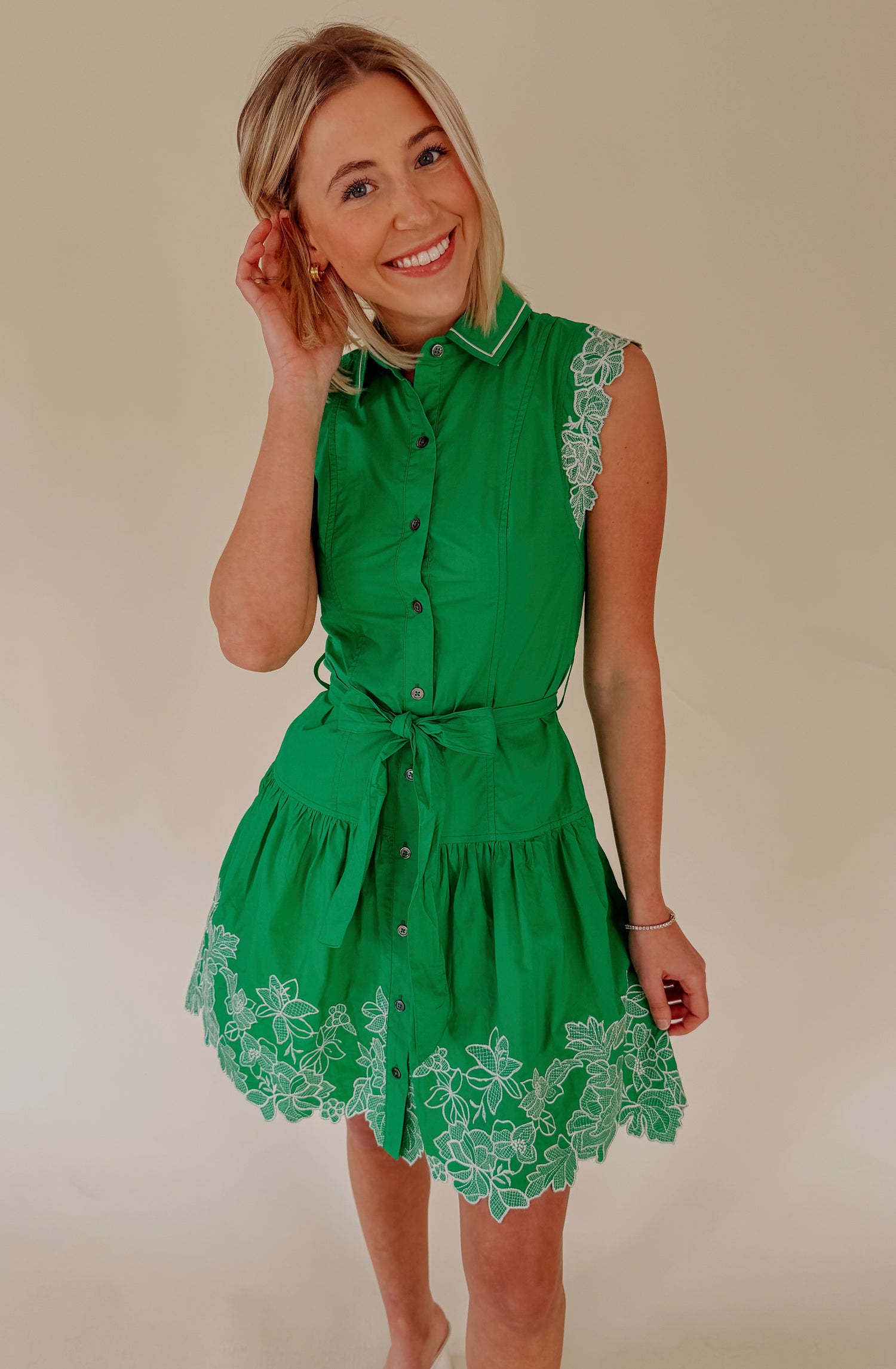 BETTER BY DAY BUTTONED DRESS