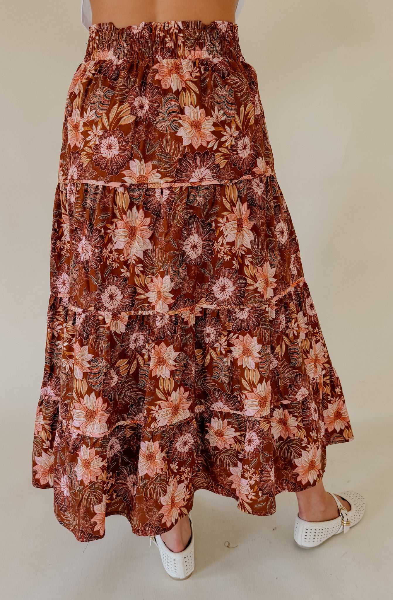 FALL BLOOMS MAXI SKIRT
