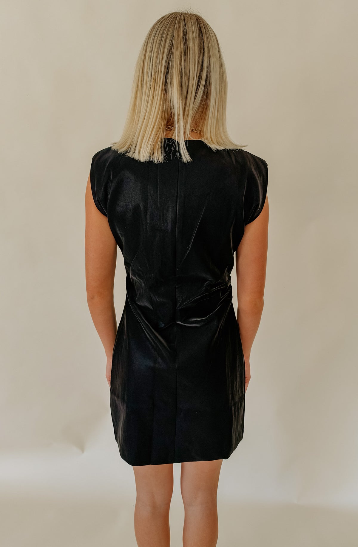 BACK TO BLACK MINI DRESS