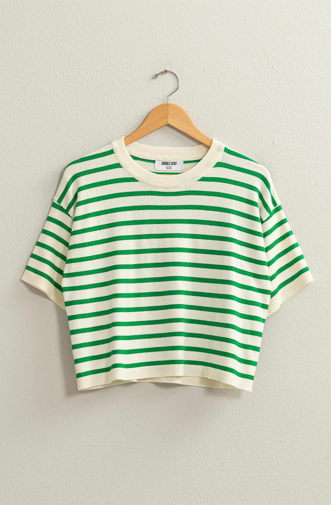 THE NIKKI STRIPED RELAXED TEE