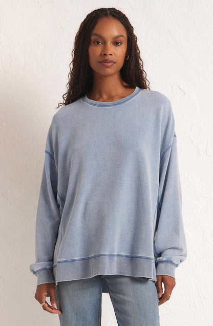 Z SUPPLY KNIT DENIM MODERN WEEKENDER