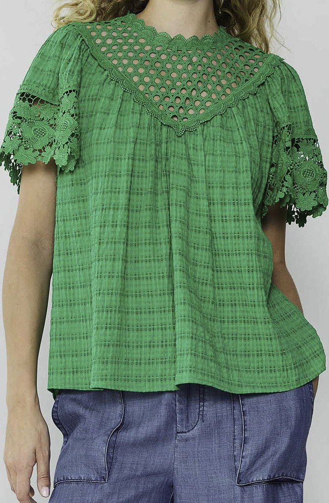 THE EMERY LACE BLOUSE