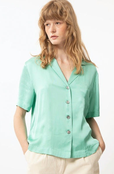 FRNCH CHELLY WOVEN BLOUSE