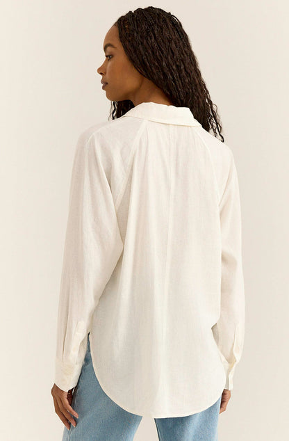 Z SUPPLY PERFECT LINEN TOP