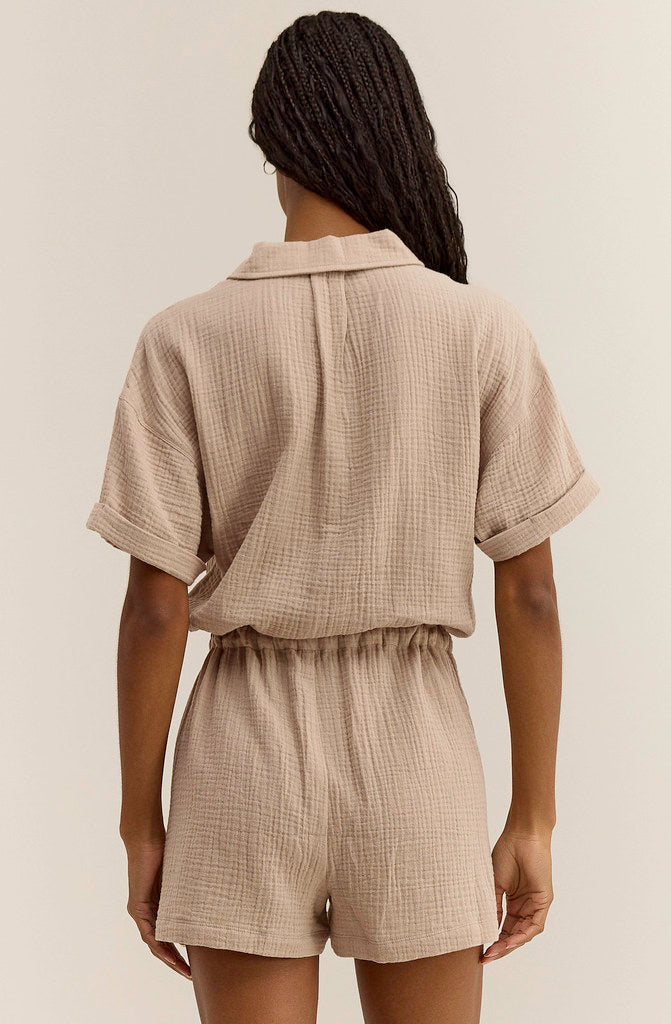 Z SUPPLY LOOKOUT GAUZE ROMPER E.Leigh's