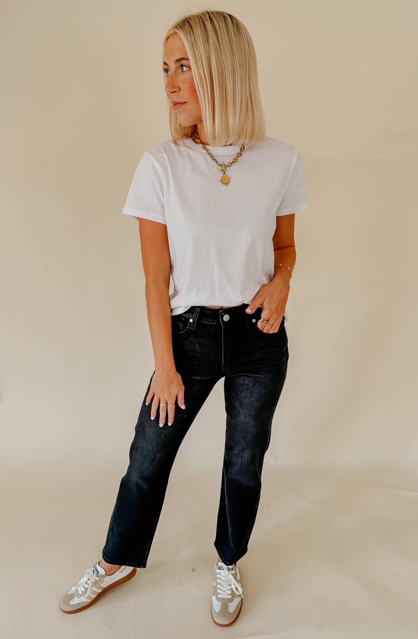 PAIGE MASON ANKLE STRAIGHT DENIM