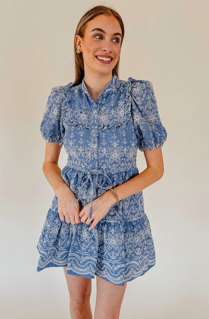 THE DARCY EMBROIDERED DRESS