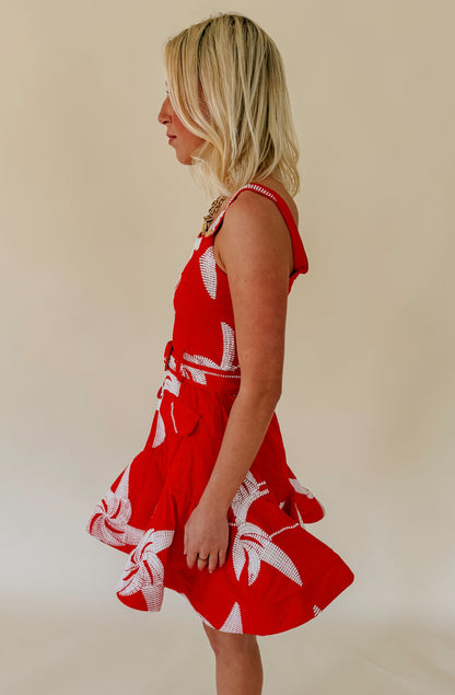 CIEBON ALIVIA BELTED MINI DRESS