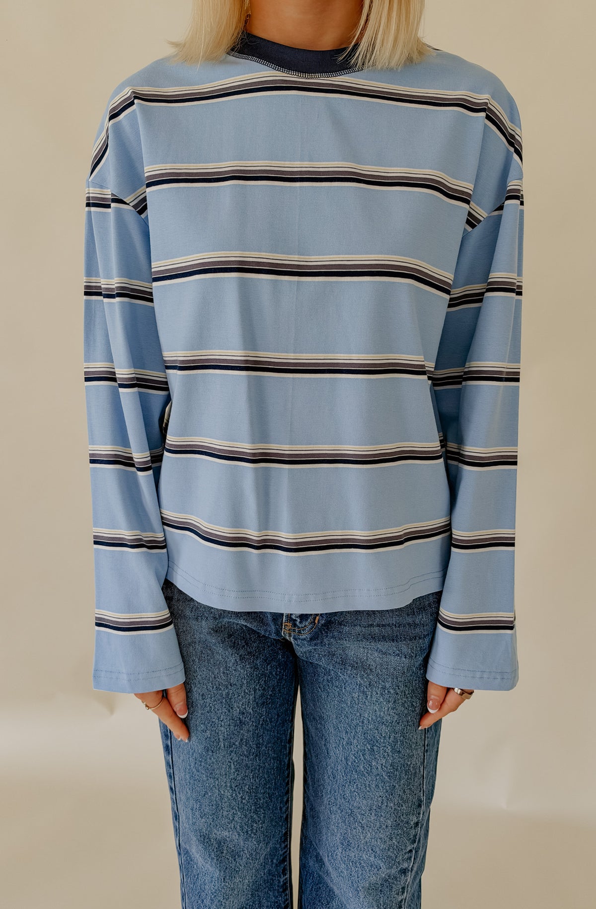 NOT YOUR BOYFRIENDS STRIPED TEE