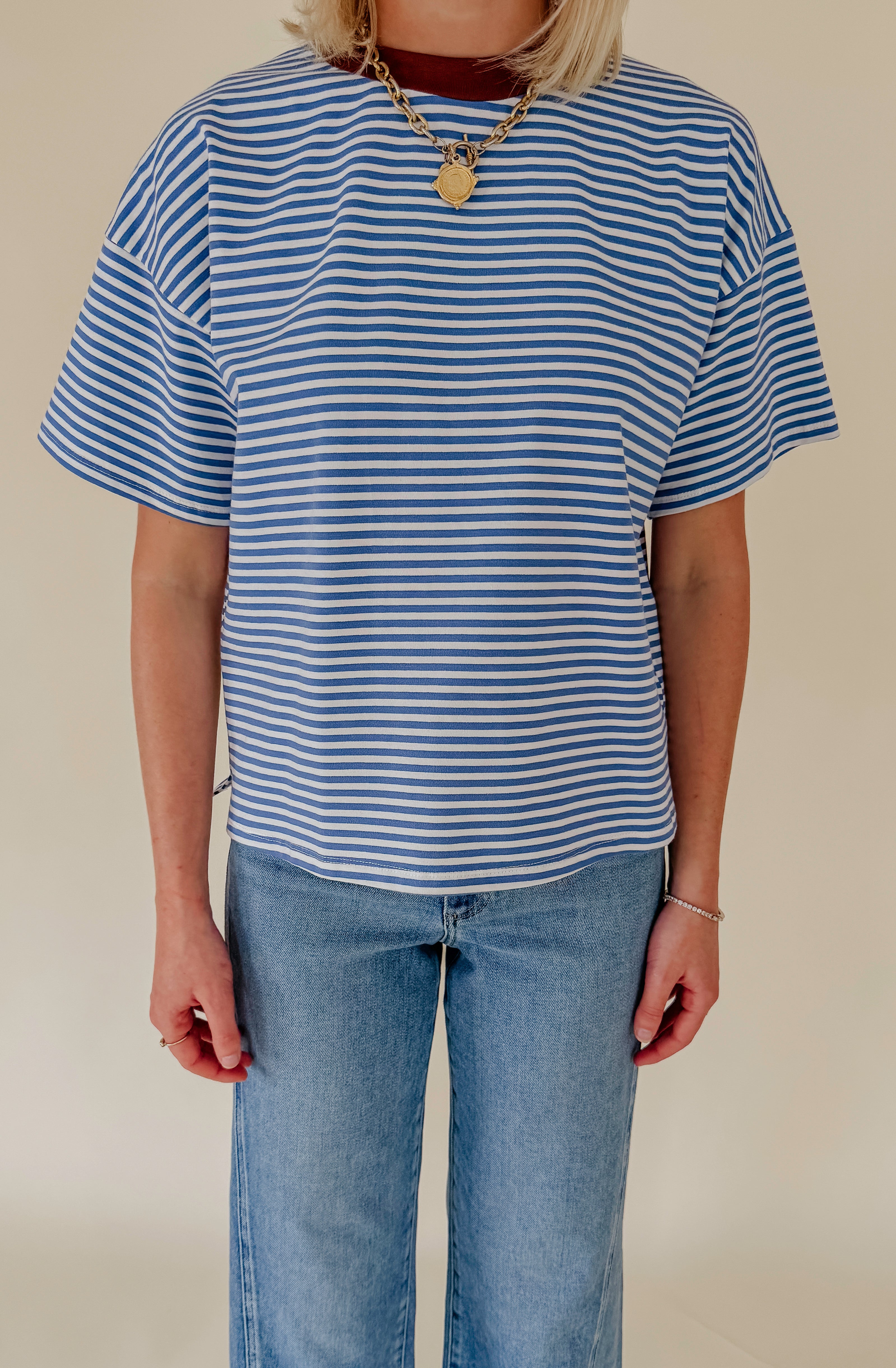 THE CELESTE STRIPED TEE
