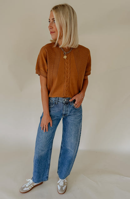 THE REMI LIGHT KNIT SWEATER TEE