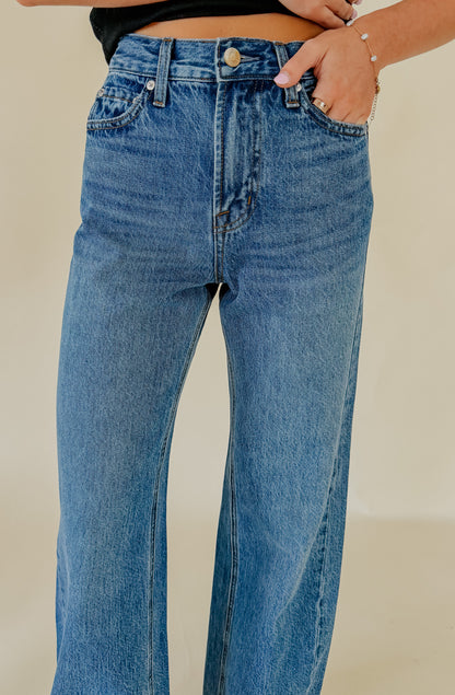 Z SUPPLY THE HEAD TURNER HIGH RISE WIDE LEG DENIM