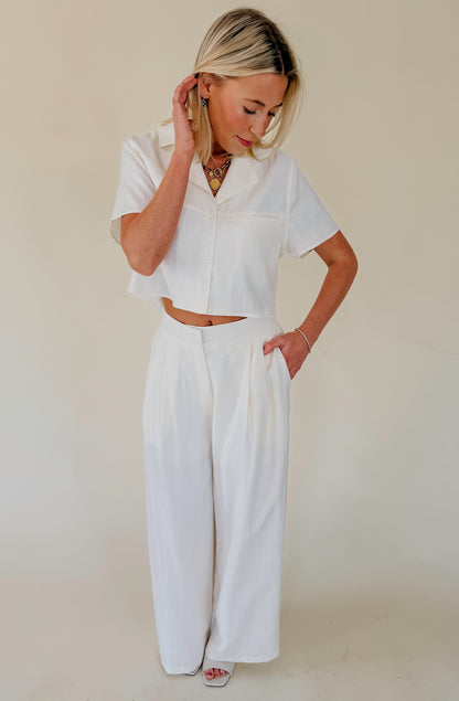 TAKING CARE OF BUSINESS PLEATED PANT