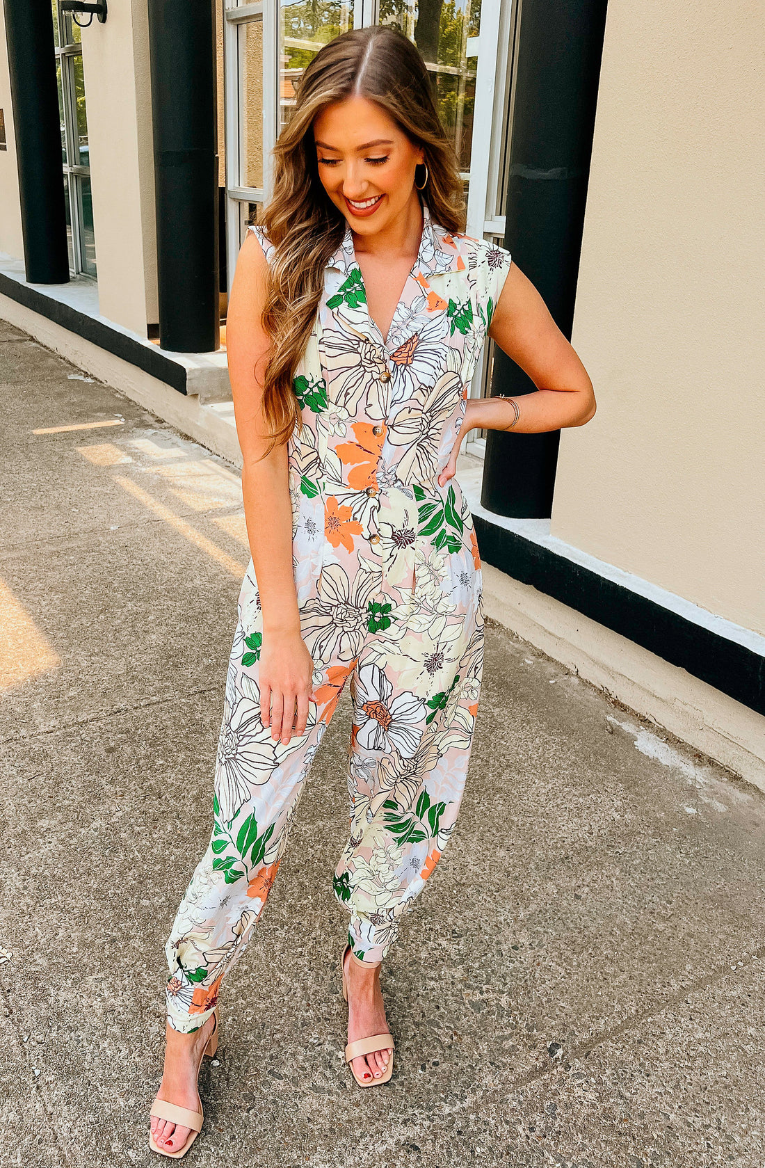 THE GRACIE BUTTONED JUMPSUIT