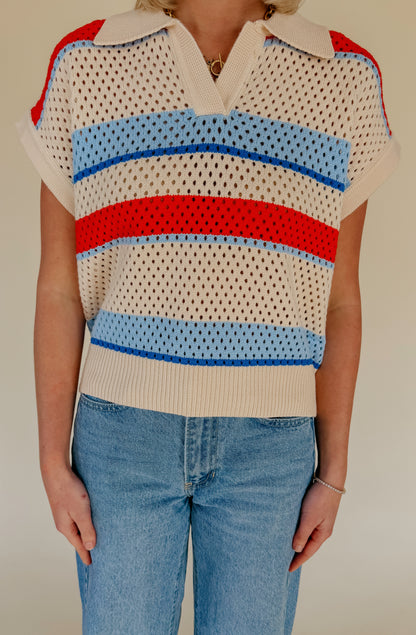 SPARKS FLY OPEN KNIT SWEATER