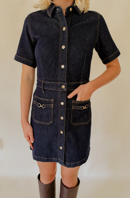 Z SUPPLY THE CRUSH DENIM DRESS