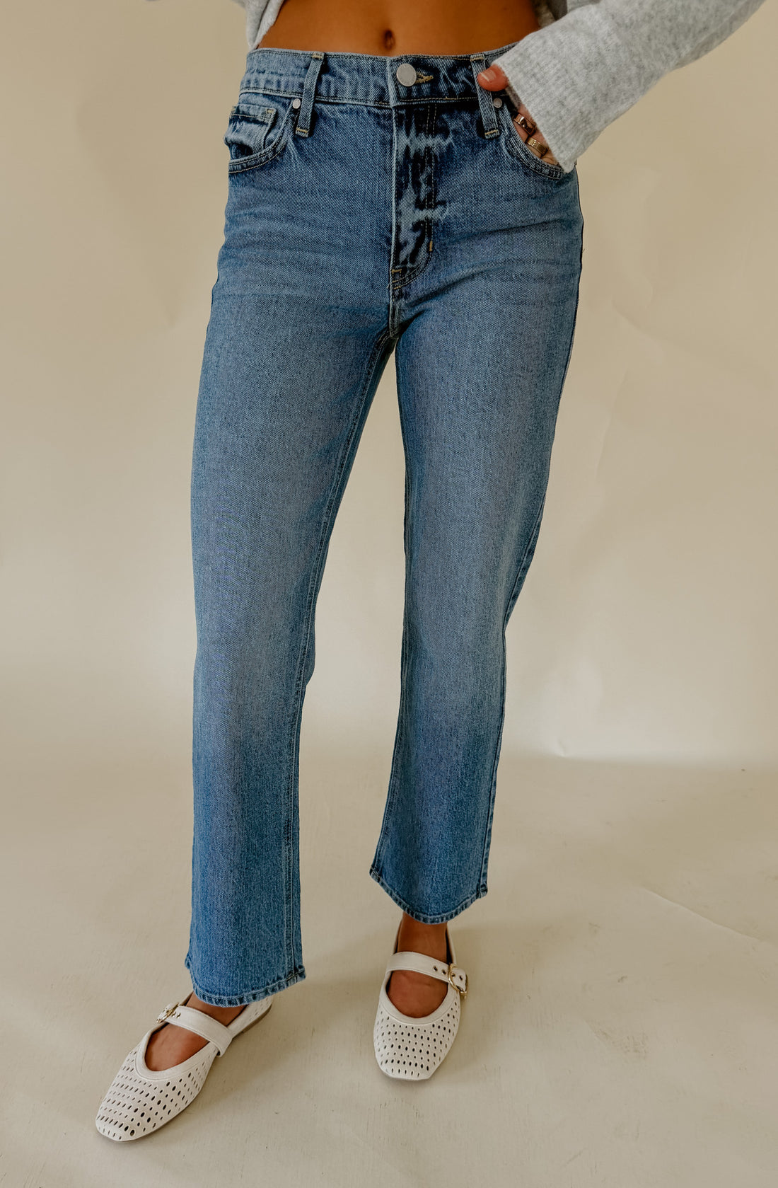 JUST BLACK CLASSIC STRAIGHT LEG DENIM