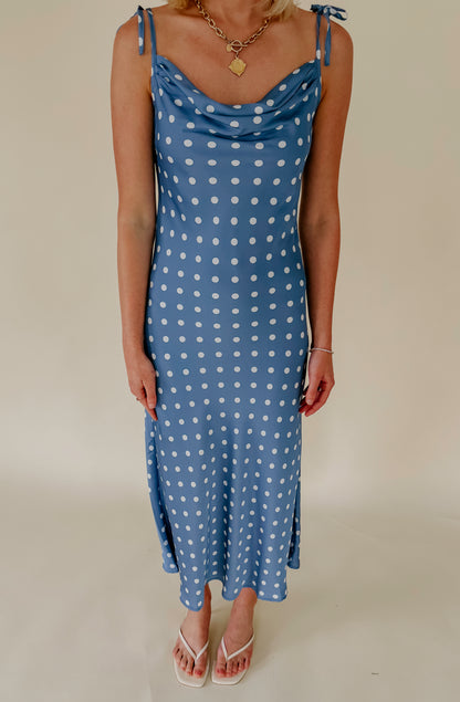 THE MADY POLKA DOT MIDI DRESS