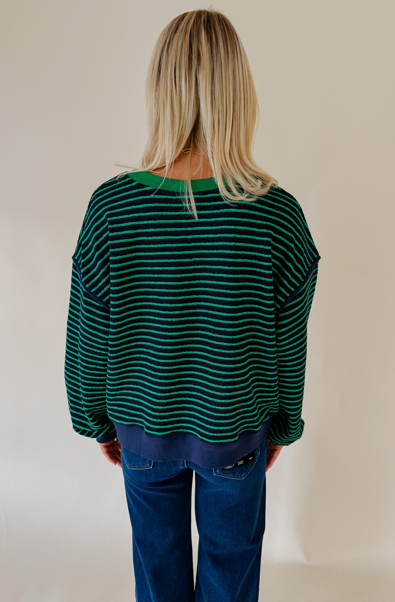 HARBORSIDE STRIPED PULLOVER
