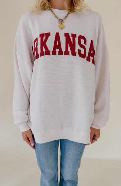 RIBBED ARKANSAS LIGHTWEIGHT KNIT TOP
