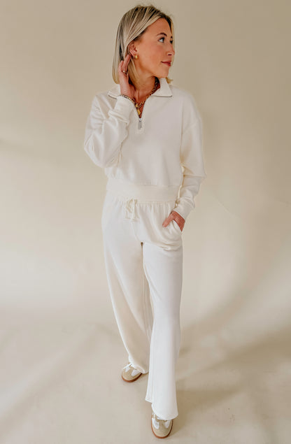 Z SUPPLY DOWNTOWN HALF ZIP SWEATSHIRT