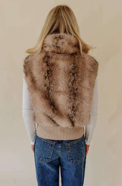 HEARTLOOM AYRA FAUX FUR VEST