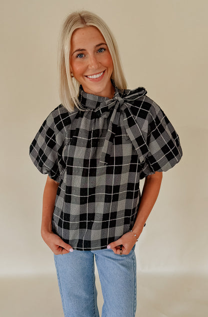 THE GRETA TIE BLOUSE