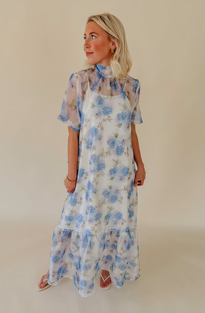 MAIN CHARACTER MOMENT SHEER MIDI DRESS