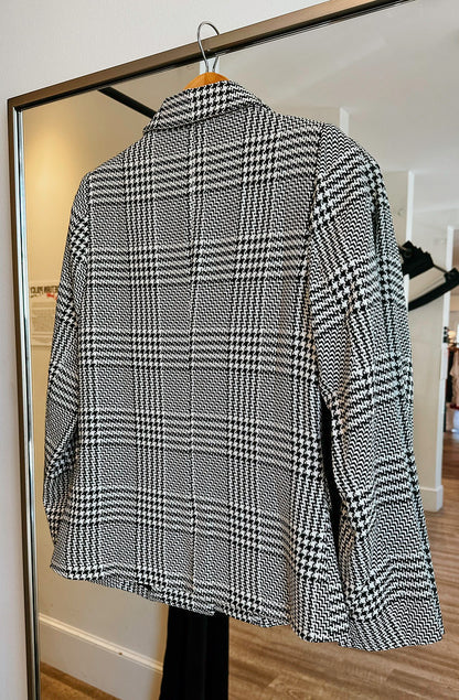 PLAID REPUTATION BLAZER
