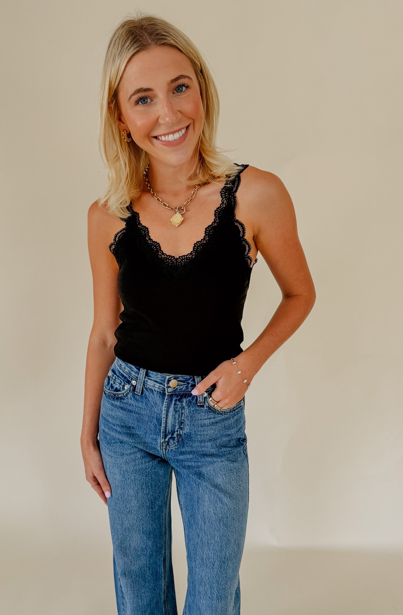 Z SUPPLY EVE LACE TANK