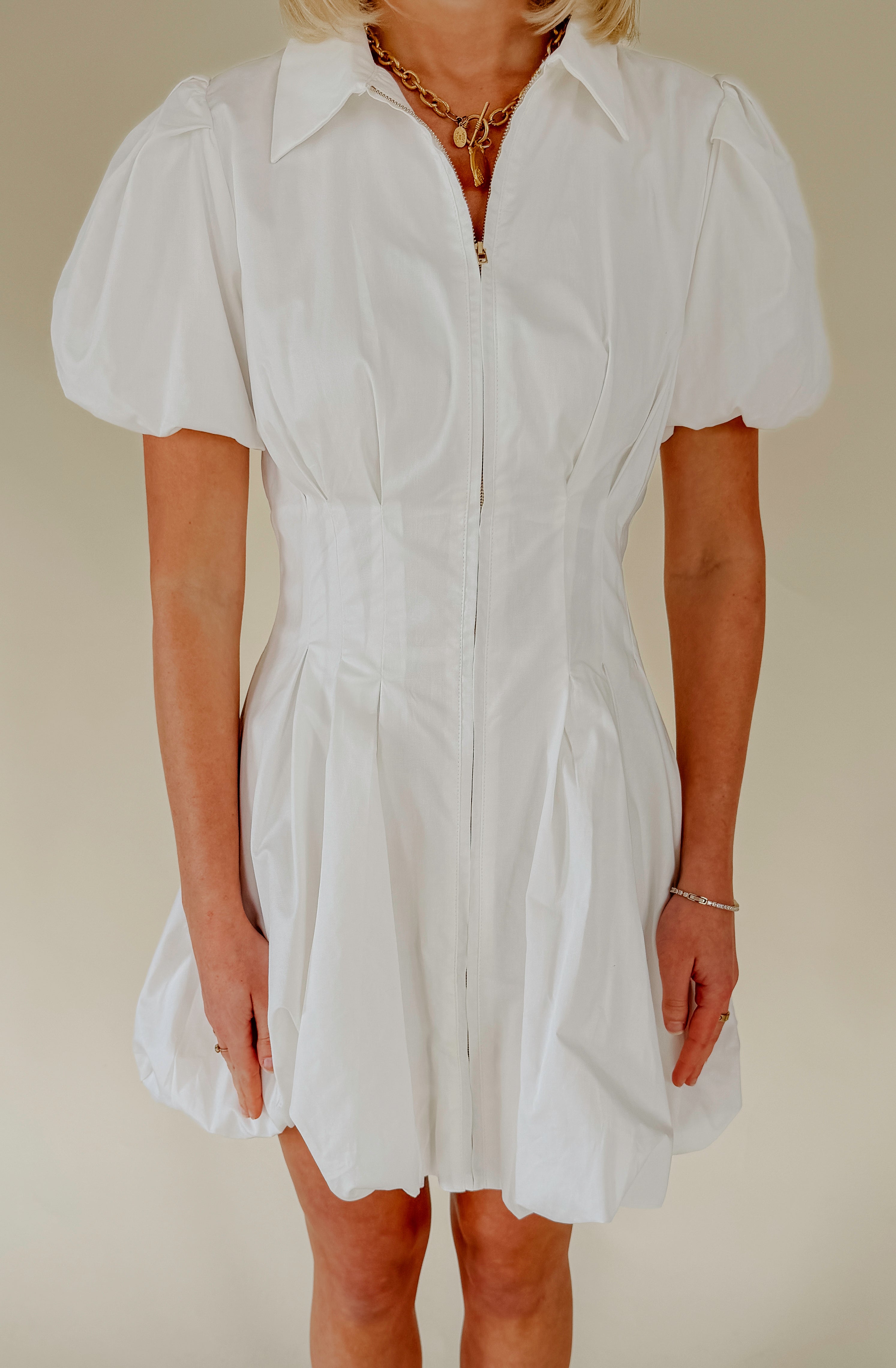 BURST YOUR BUBBLE MINI DRESS