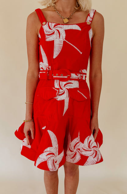 CIEBON ALIVIA BELTED MINI DRESS