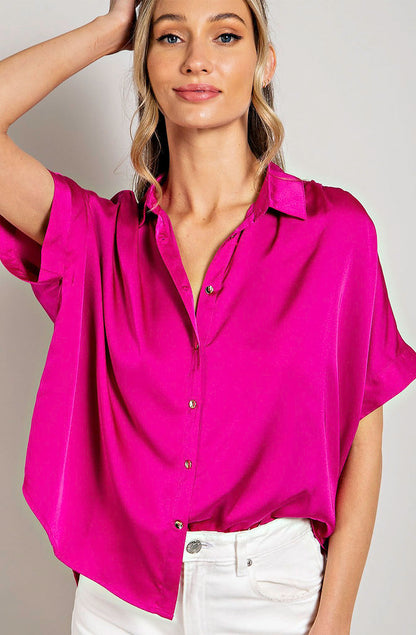 THE MAVEN BUTTONED BLOUSE