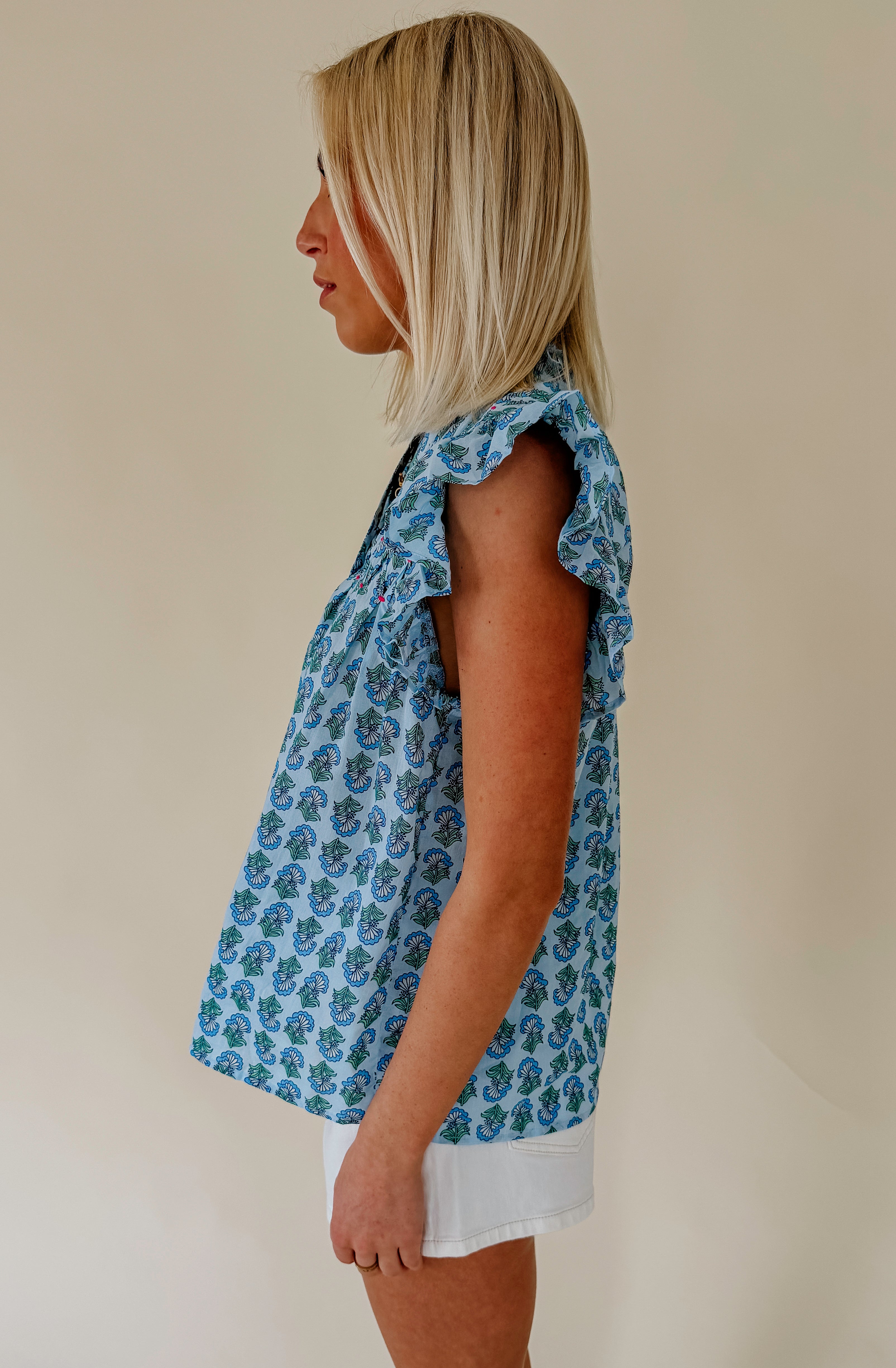 THE CAROLINA PRINTED BLOUSE